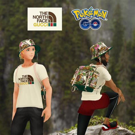 gucci north face pokemon go|the north face gucci.